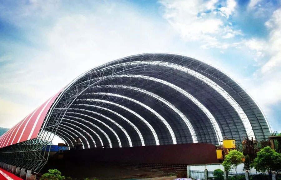 天津鐵廠石礦露天料場封閉棚化項目